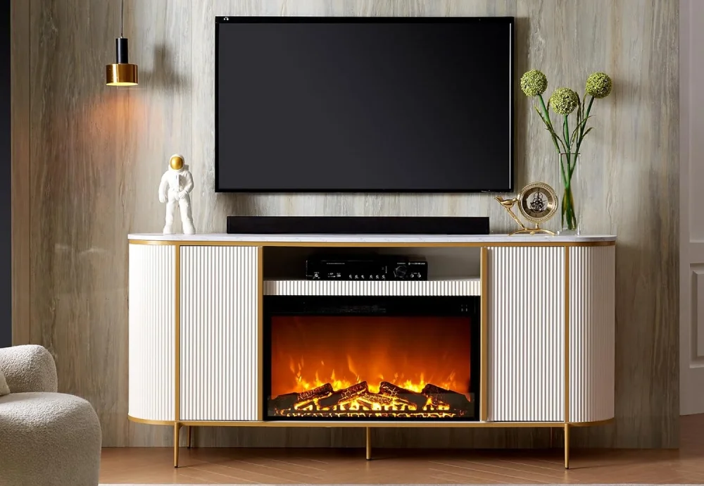 best electric fireplace with heater