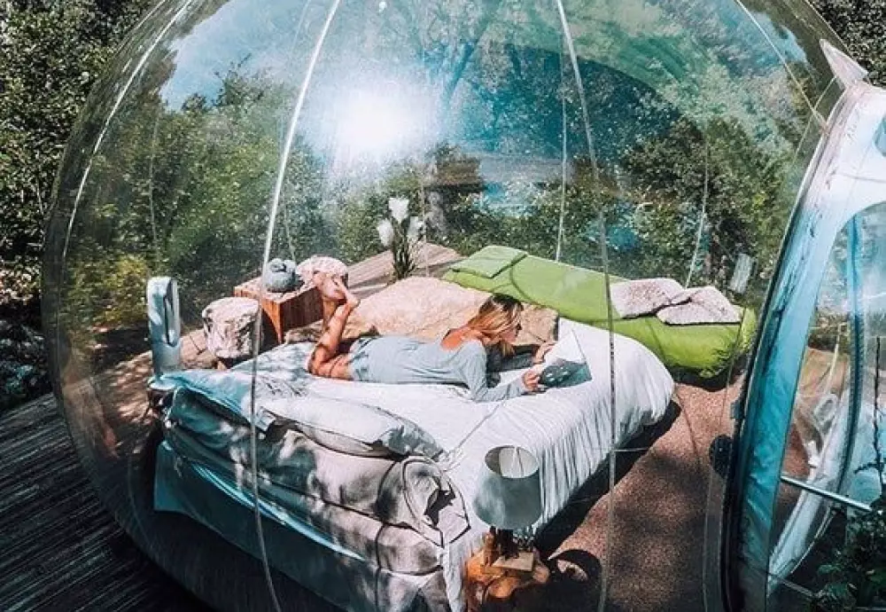 Bask in Nature's Grandeur With Your Own Invisible Bubble Tent