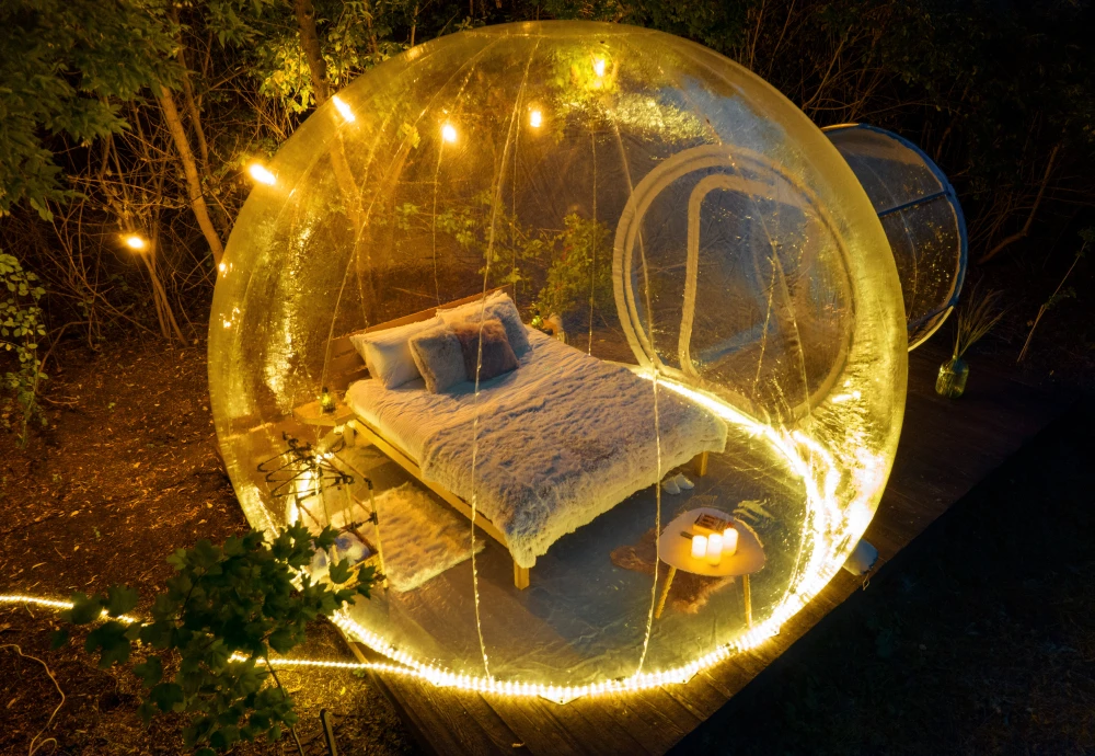 Immerse Yourself in Nature's Beauty with a Backyard Bubble Tent
