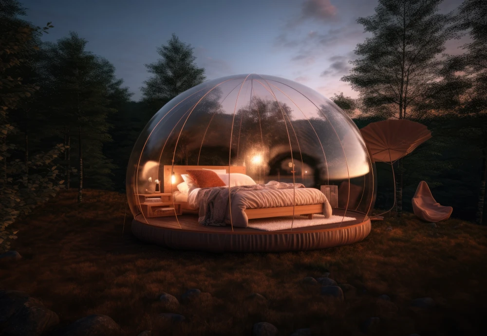 A Glimpse into the Future of Camping with a 3m Inflatable Bubble Tent