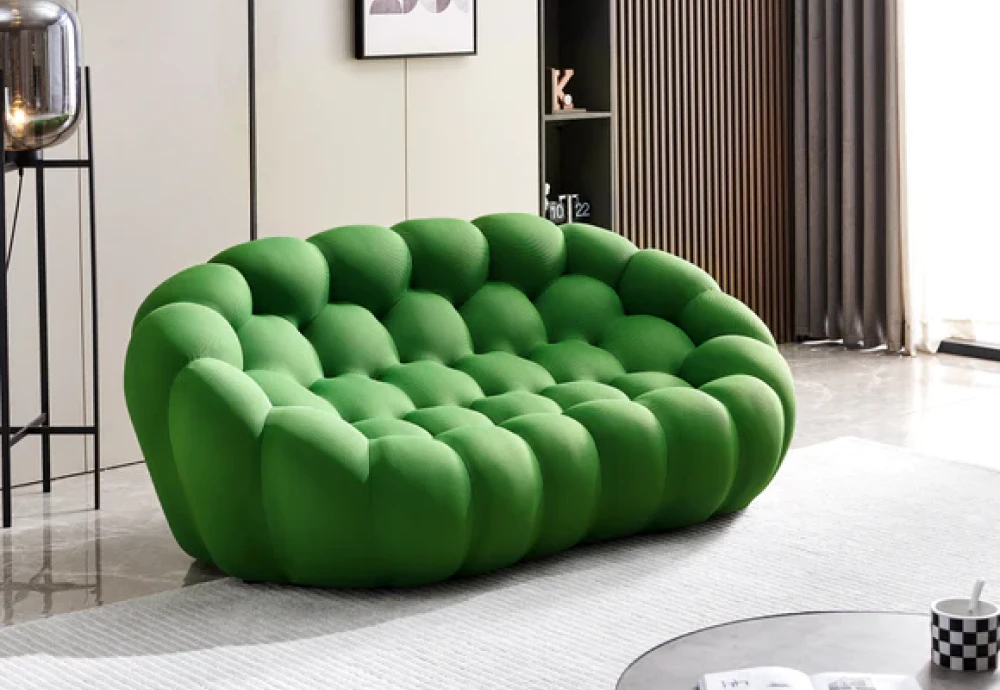Elevate Your Home's Aesthetics with Bubble Curved 3 4 Seat Sofa